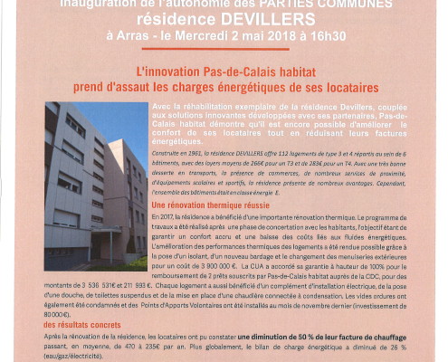 dossier de presse arras devillers